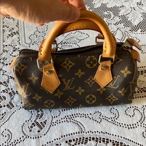 Vintage LV dupe nano monogram bag